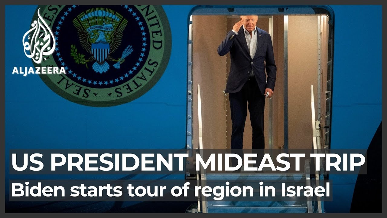 Joe Biden on way to Middle East on first trip as US president