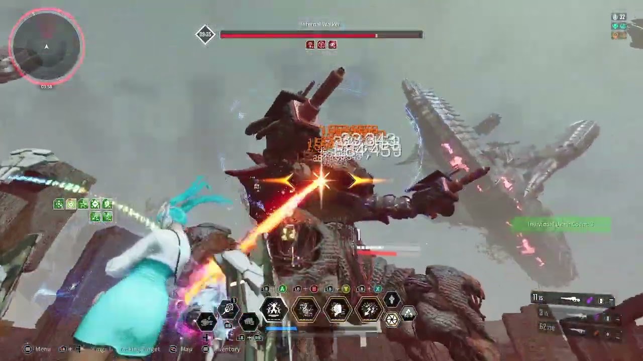 ULTIMATE LUNA demolishing INFERNAL WALKER - 00:47 min // The First Descendant S3E3