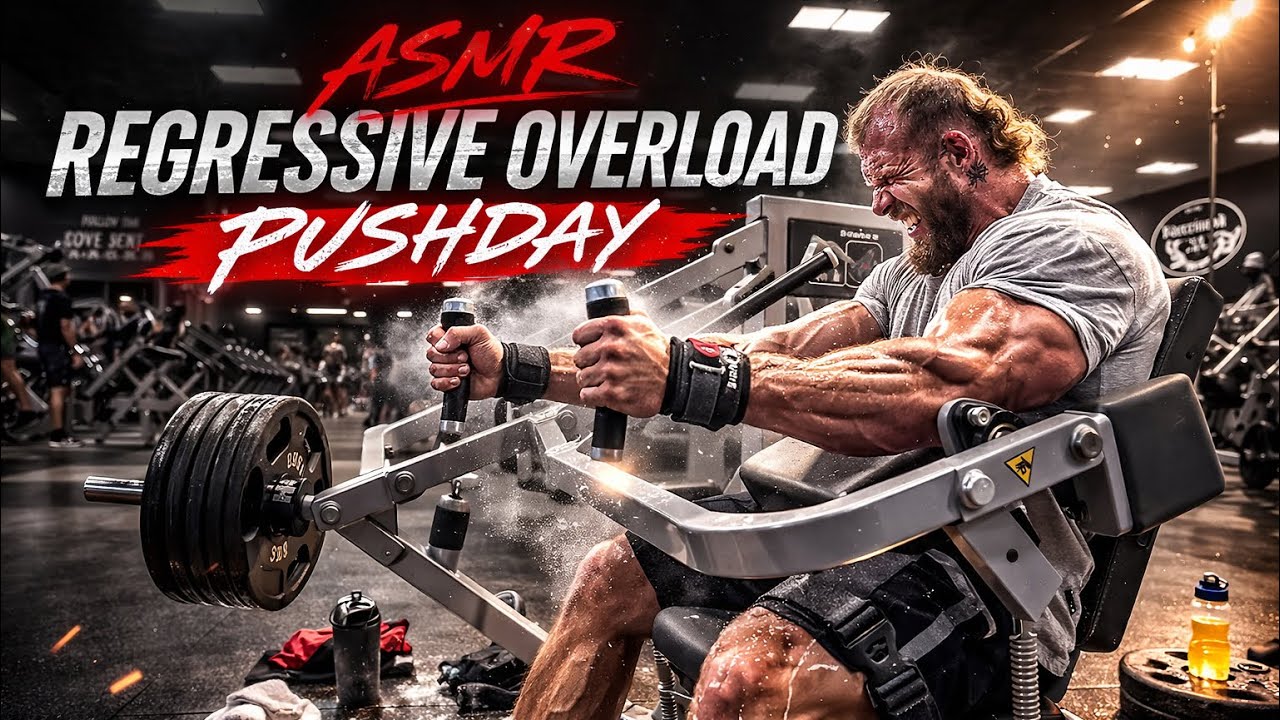 ASMR PUSHDAY REGRESSIVE OVERLOAD 
