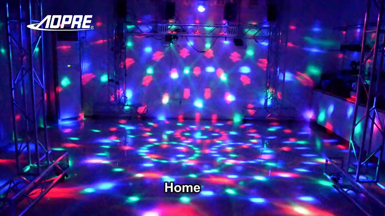 AOPRE Disco Ball Stage Lighting Effect Party Lights Magic Ball Mini Laser Stage Light