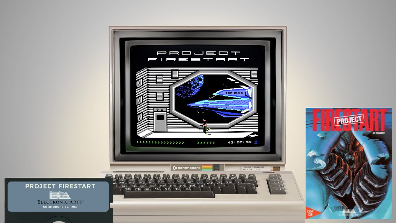 Project Firestart - Electronic Arts, 1989 - Commodore 64 (4K)