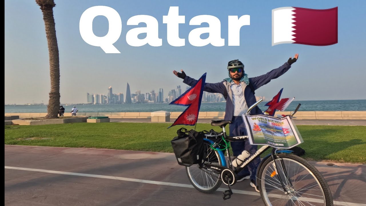 Qatar| Cycling journey in Qatar| Beautiful place to in Qatar | Nepal to Qatar 