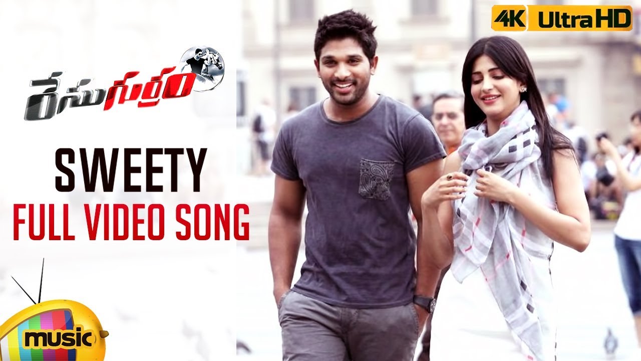 Sweety Full Video Song 4K | Race Gurram Songs | Allu Arjun | Shruti Haasan | S Thaman | Mango Music