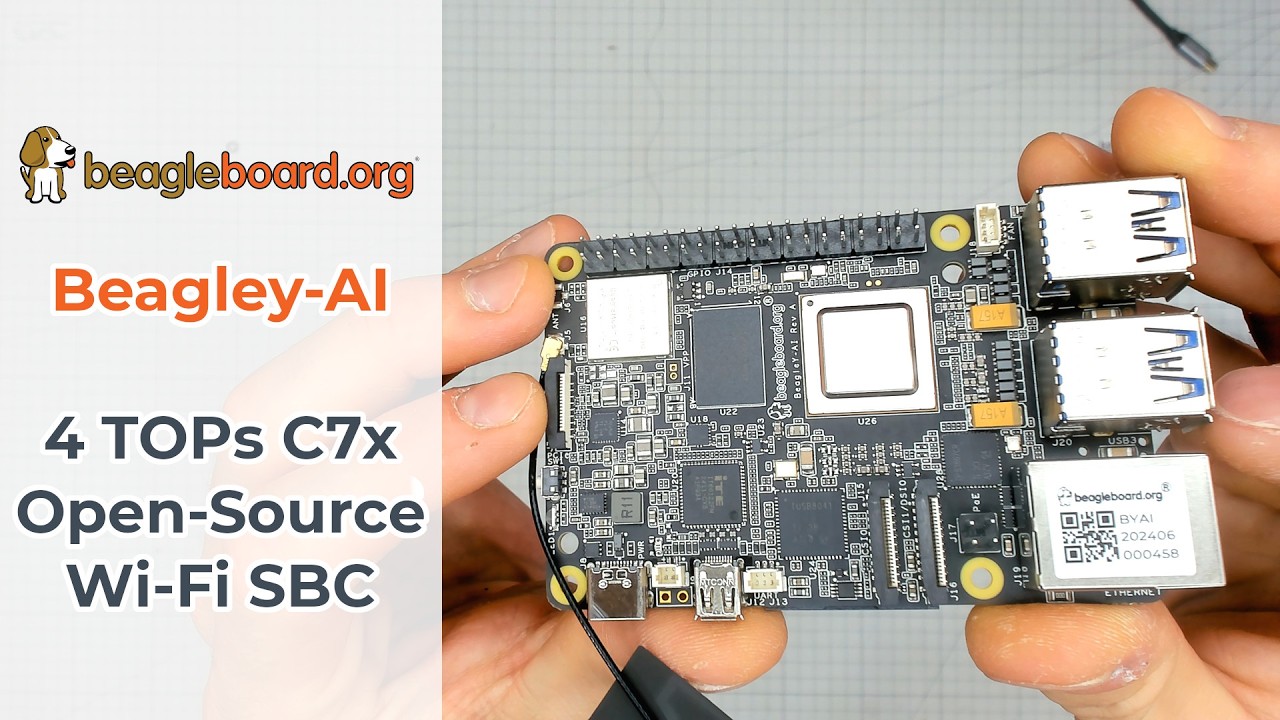 BeagleBoard BeagleY-AI SBC - Overview & Testing