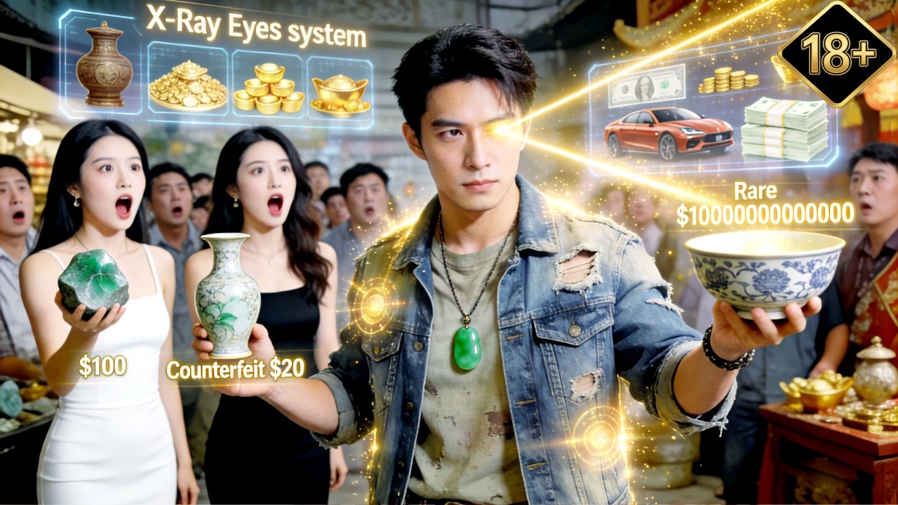 貧窮男孩被欺負，意外獲得&ldquo;黃金瞳&rdquo;，看到了萬物的價值，一夜狂賺100億，引無數美女喜愛！