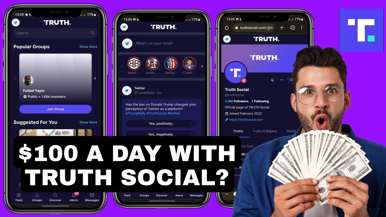 Искусство заработка $100 в день в приложении Truth Social: инсайдерские советы и методы