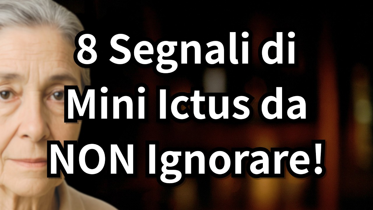 8 Segnali di Mini Ictus da NON Ignorare Dopo i 65 Anni!