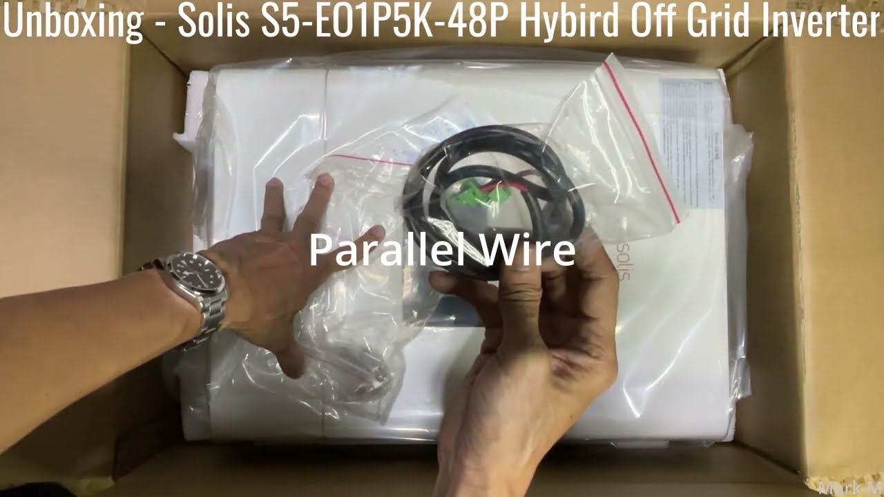 Unboxing - Solis S5-EO1P5K-48 Hybrid Off Grid Inverter