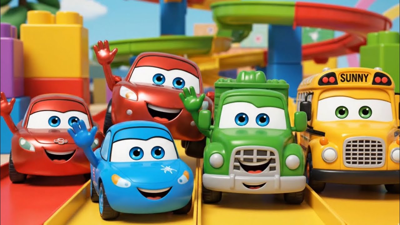 Toy Cars Racing! 🚗💨 Funny Kids Race | Toy Car Cartoon for Kids | Everyone Wins