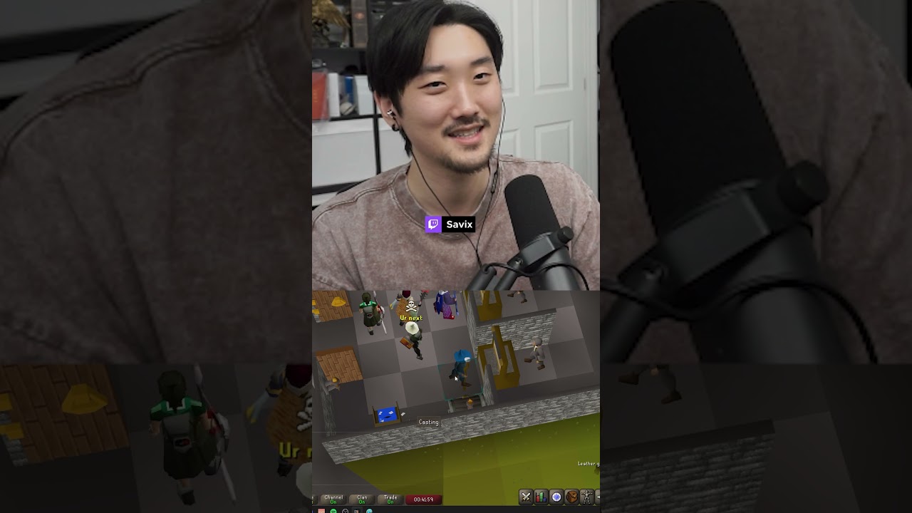 Первое взаимодействие Savix с PK Main в OSRS