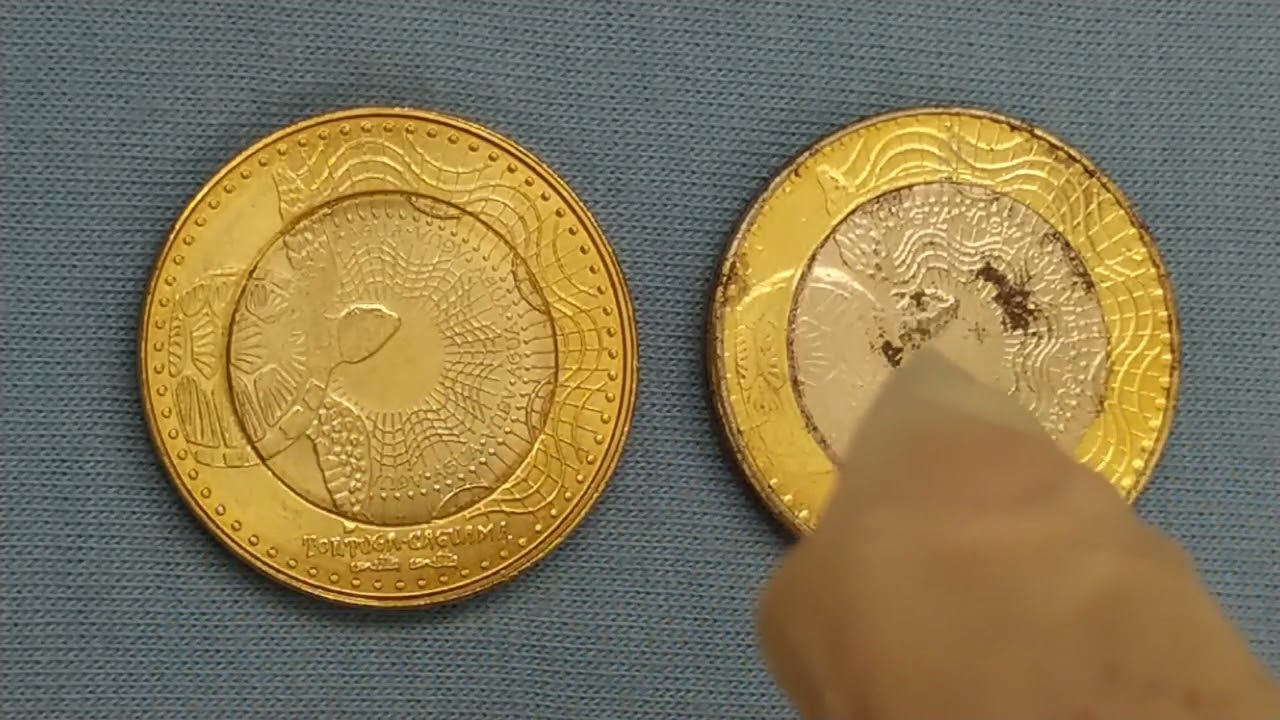 Moneda de 1.000 mil pesos de Colombia, Tortuga Caguama con giro, tiene un valor de 50.mil pesos.