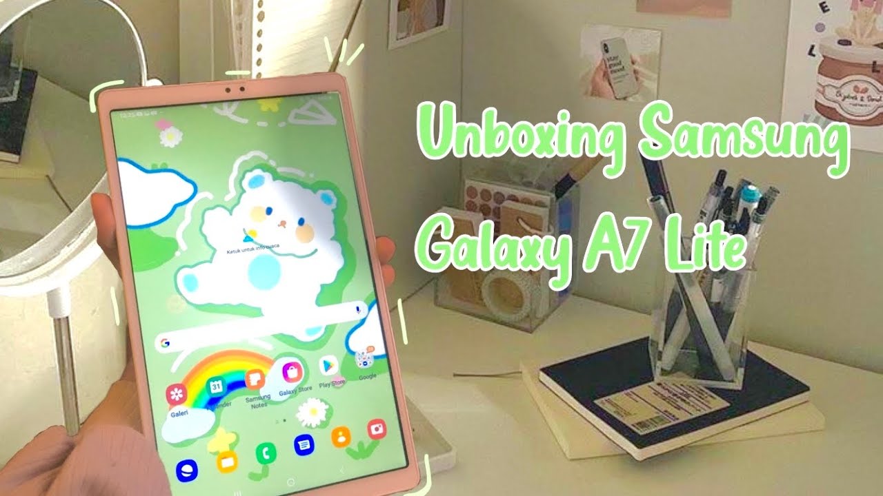 Unboxing Samsung Galaxy Tab A7 Lite ROM 32 GB RAM 3 GB