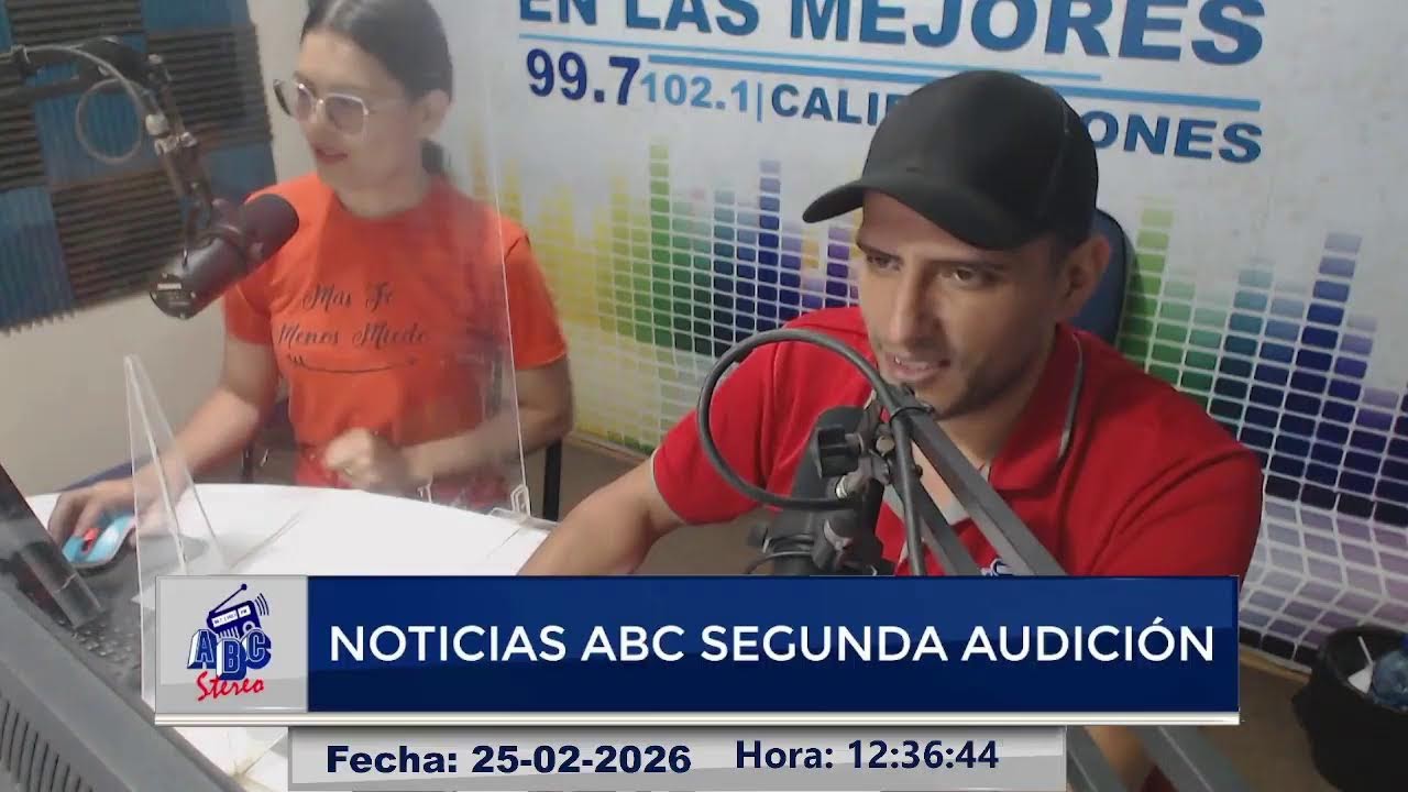 #EnVivo | Noticias ABC Segunda Audición | Miércoles 24 de Febrero 2026