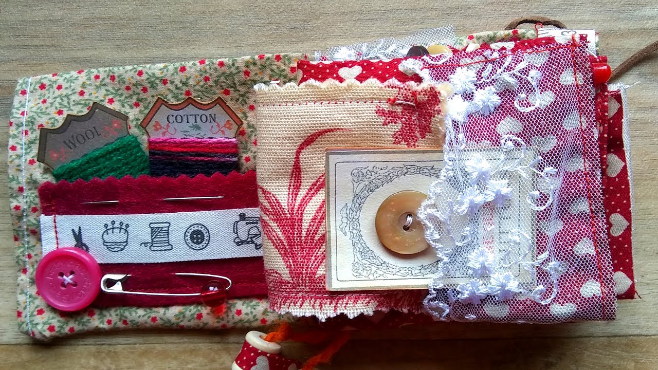 Mini Needle Book tutorial for Crafty Travellers sewing home & away! Small but Mighty