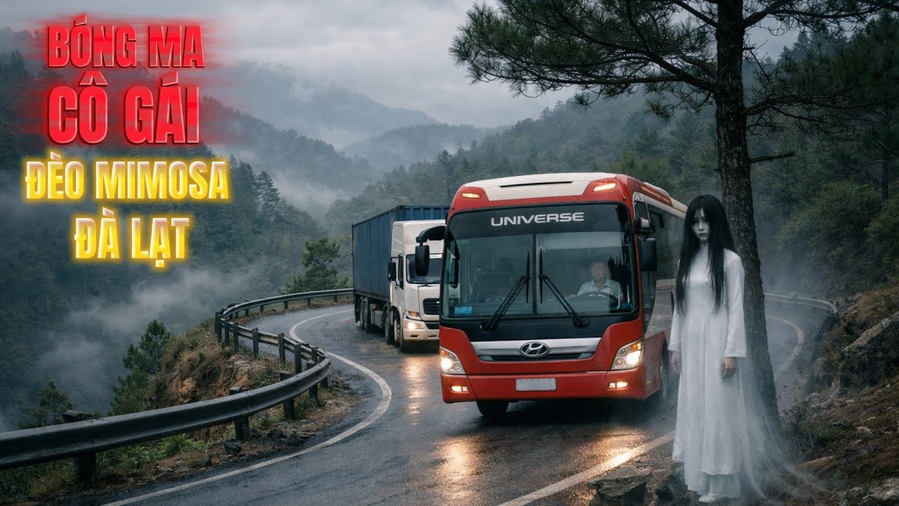 Bóng Ma Cô Gái Ở Cua Đèo Mimosa Đà Lạt: Truyện Ma Tài Xế Đường Dài