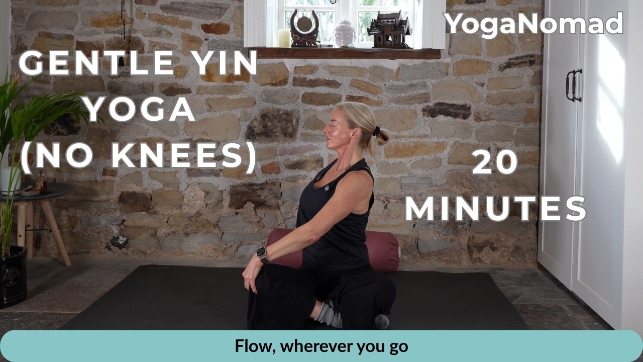 20 Minute Yin Yoga (No Knees) | Gentle, Knee Friendly Deep Stretch