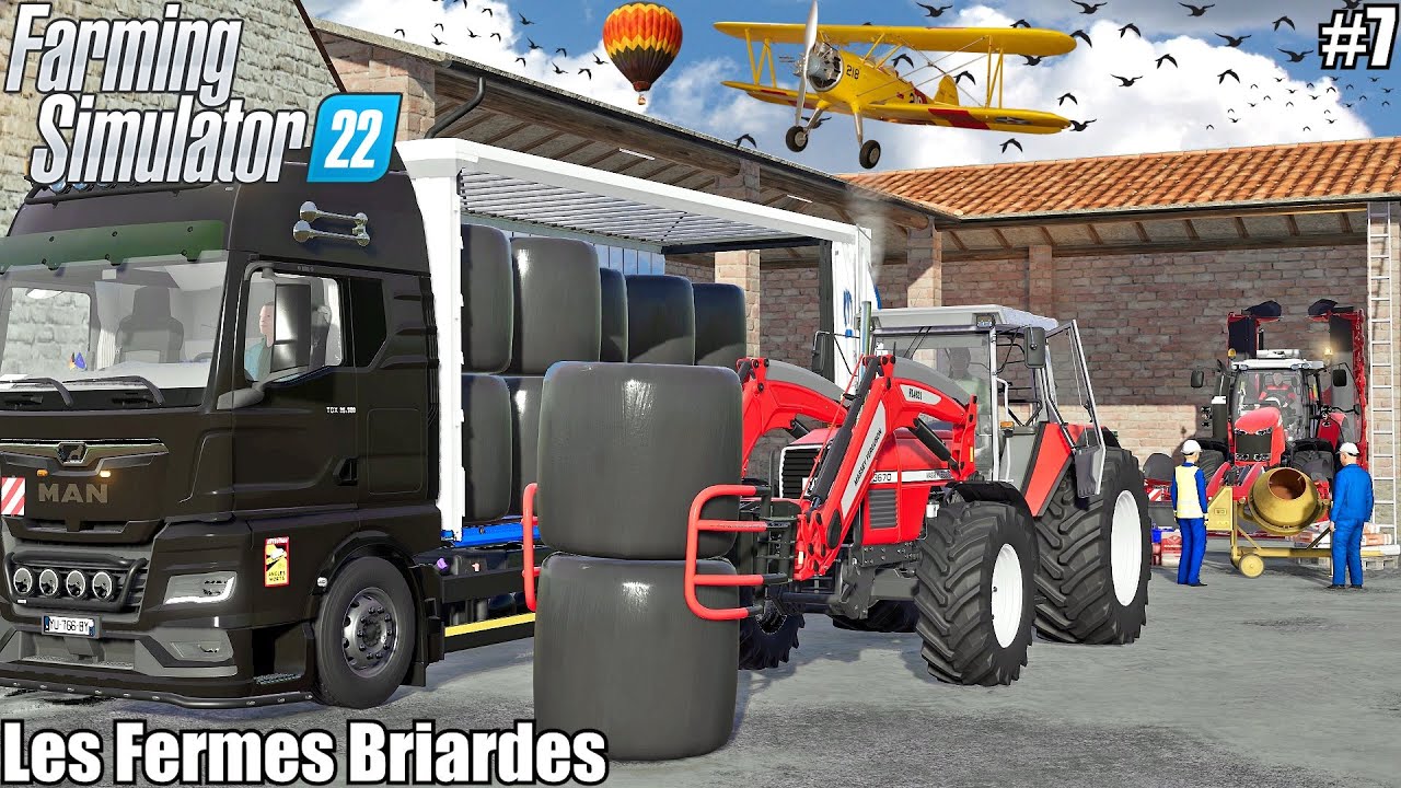 Building SHED and Storage SILAGE Bales│Les Fermes Briardes │FS 22│7