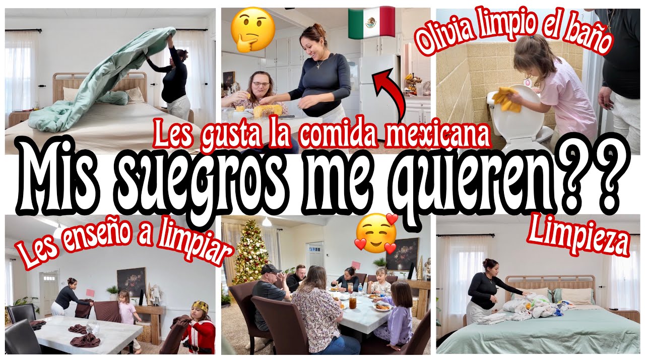 MIS SUEGROS SON METICHES?😐 POR QUÉ NO LES HAGO COMIDA AMERICANA A MIS SUEGROS?😟 LIMPIEZA DE LA CASA🧺