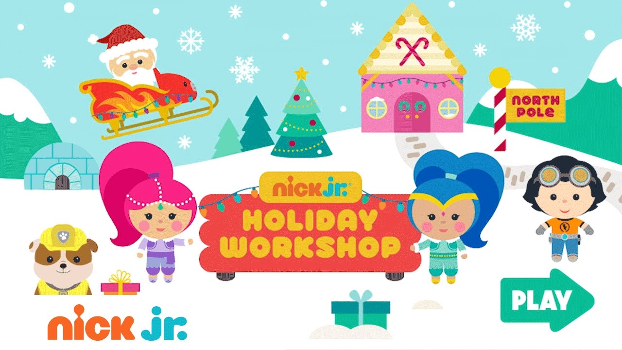 Play the Free &lsquo;Nick Jr. Holiday Workshop Game&rsquo; w/ PAW Patrol & More Favorite Characters | Games