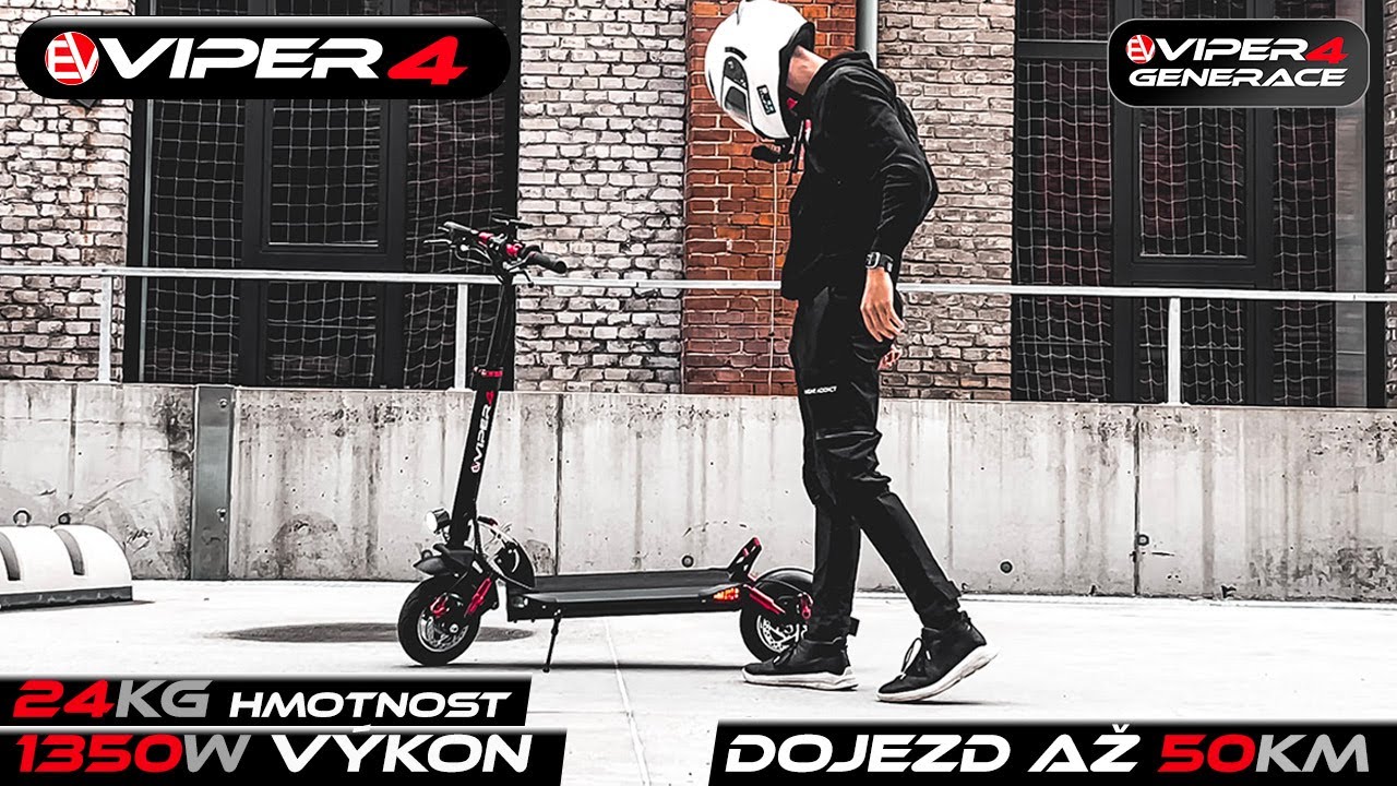 EV VIPER 4 | Výborná elektrokoloběžka pro začátečníky | Eco Vehicle