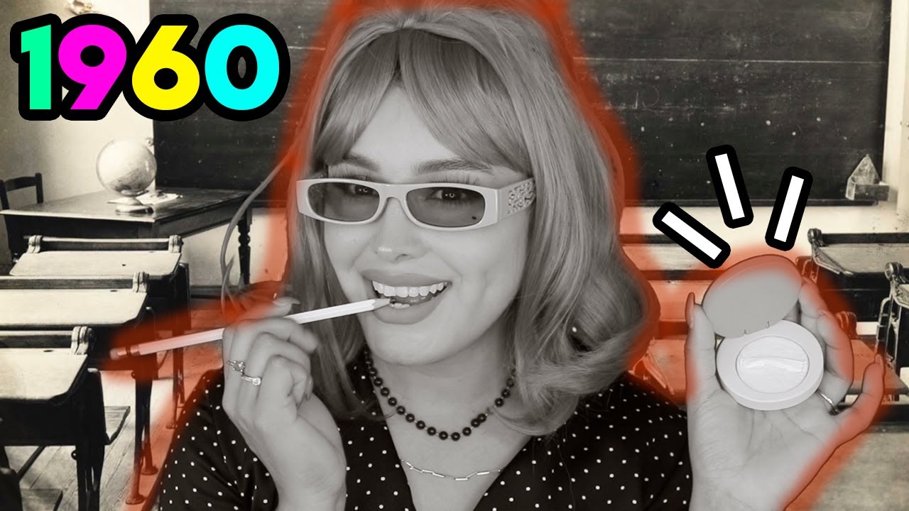 ASMR 1960 I CHICA retro 🤟 te MAQUILLA en el salón 📚 de clases!