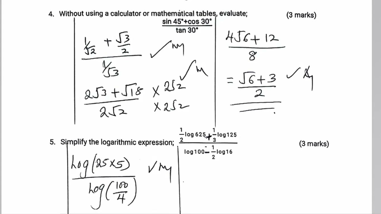 KCSE 2026 Maths Paper 2 Prediction