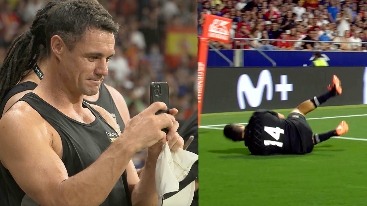 New Zealand rugby legends play for the Classic All Blacks against Spain | The Crowd Goes Wild