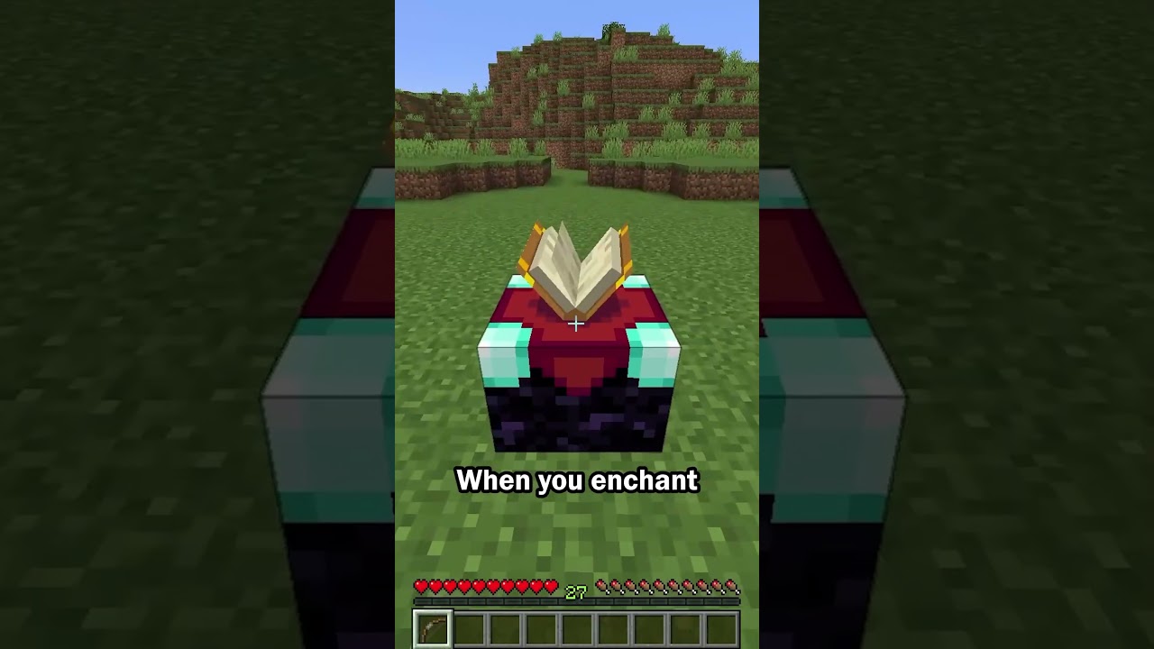 Enchanting a bow is annoying