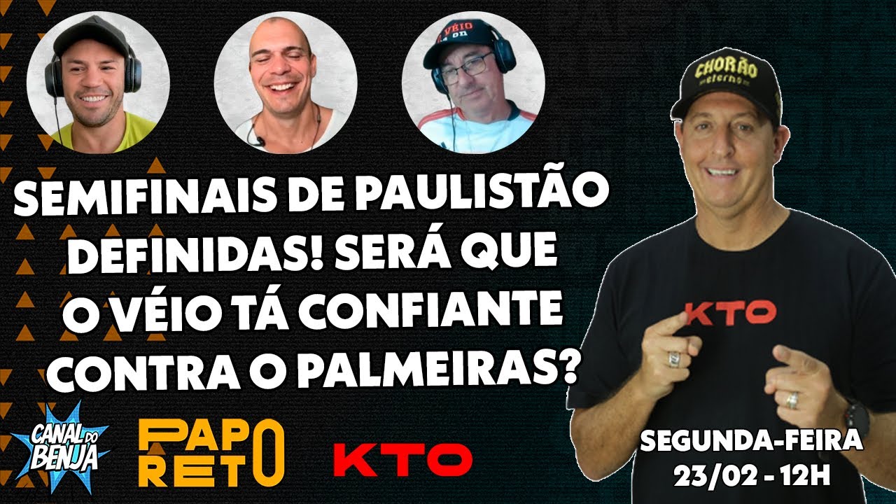 Papo Reto com Benja, Gladiador, Mano e Véio - ep. 537 - 23/02/2026