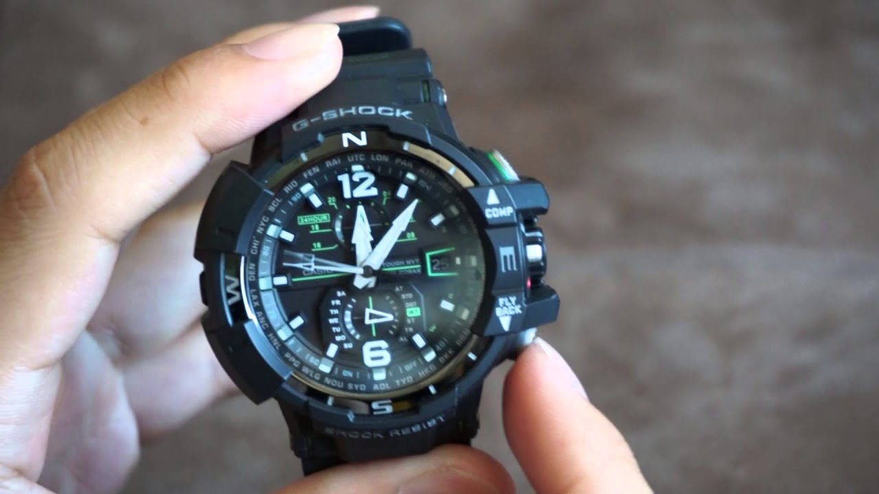 CASIO G-SHOCK GW-A1100 功能介紹