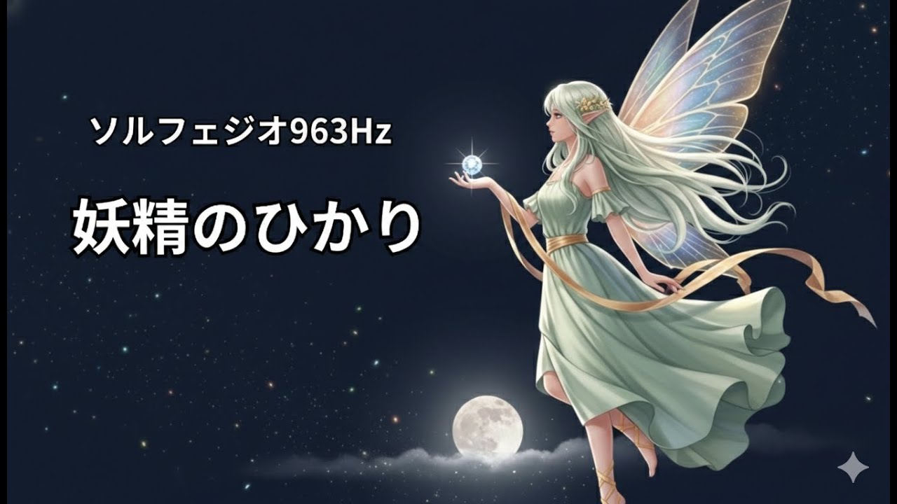 【ソルフェジオ963Hz 】妖精のひかり｜Healing Music