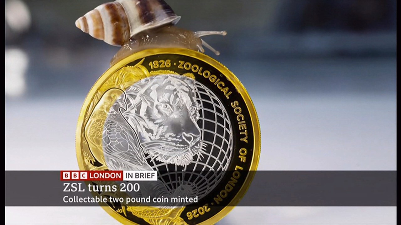 New coin to mark 200th year of London Zoo charity, &pound;2 coin (UK) 14/Apr/2026
