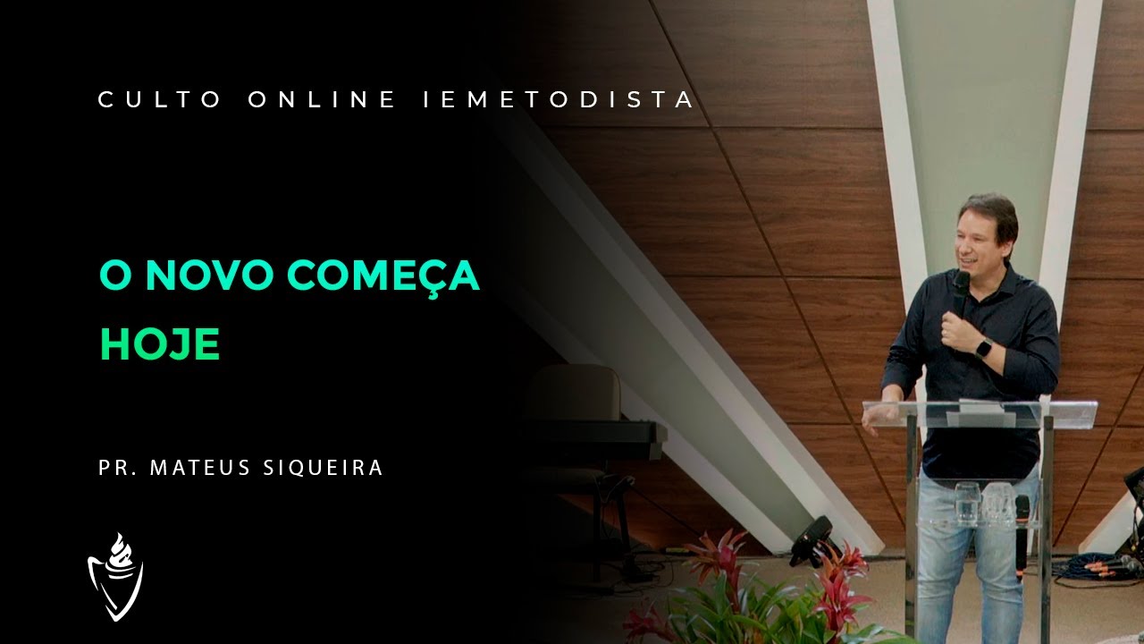CULTO AO VIVO I O NOVO COMEÇA HOJE.