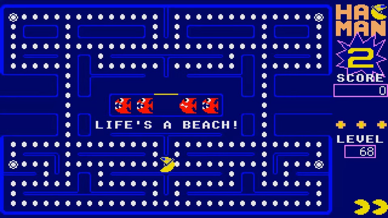 ATARI ST PIRANHA ELEMENTS LIFE'S A BEACH! LIFE IS LEVEL 68 HACK HACMAN II HAC MAN 2 PACMAN PAC MAN C