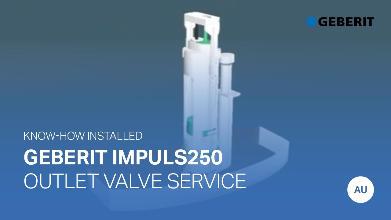 Geberit Impuls250 outlet valve service