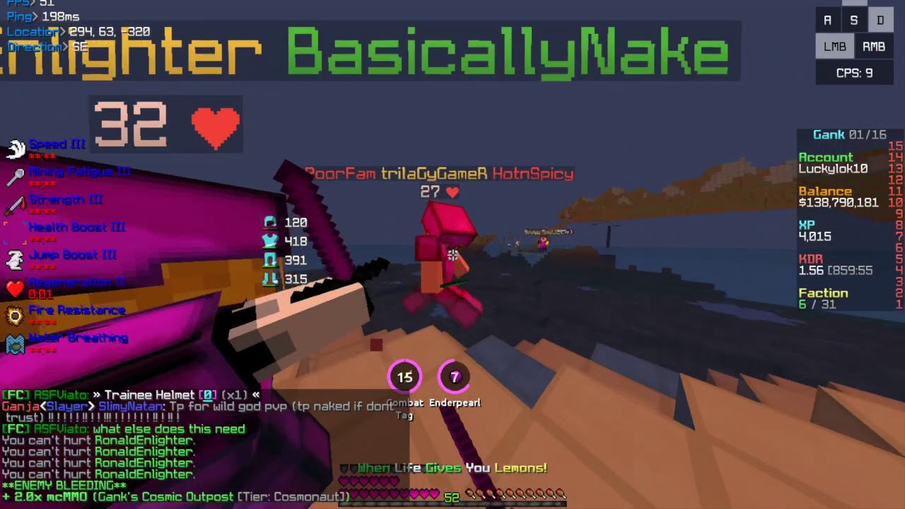 Cosmicpvp Dungeon planet God Kills and 12lore Phantom Kill!!!
