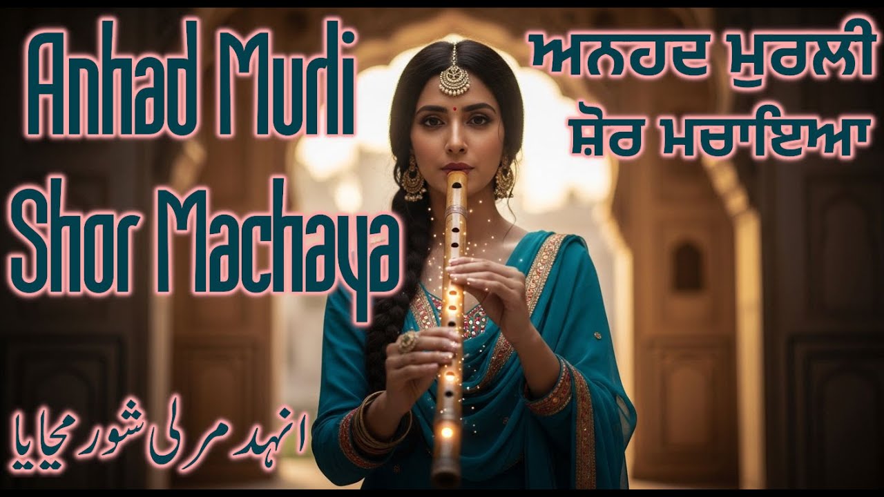 Anhad Murli Shor Machaya ਅਨਹਦ ਮੁਰਲੀ ਸ਼ੋਰ ਮਚਾਇਆ انہد مرلی شور مچایا #sufikalam #sufi #sufism #love