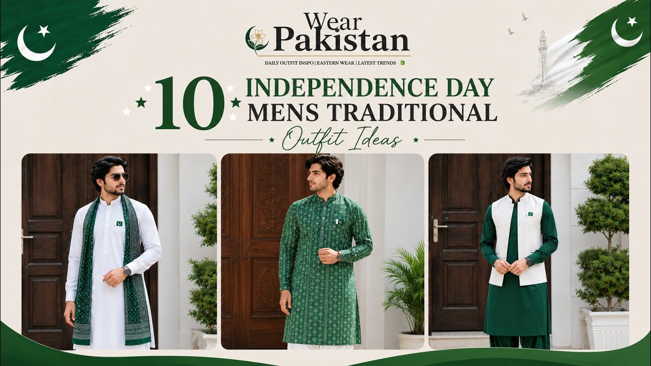 10 Men's Traditional Independence Day Outfit Ideas 2026 |Wear Pakistan
