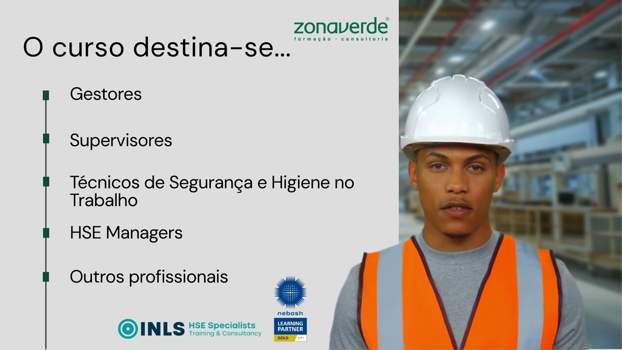 Nebosh IGC   Certificação Internacional
