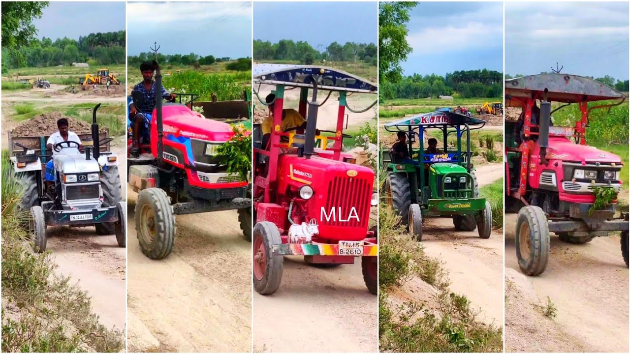 Swaraj 744 FE Vs Mahindra 605 vs  Eicher 480 vs John Deere 5050 vs JCB machine Pulling | CFV |
