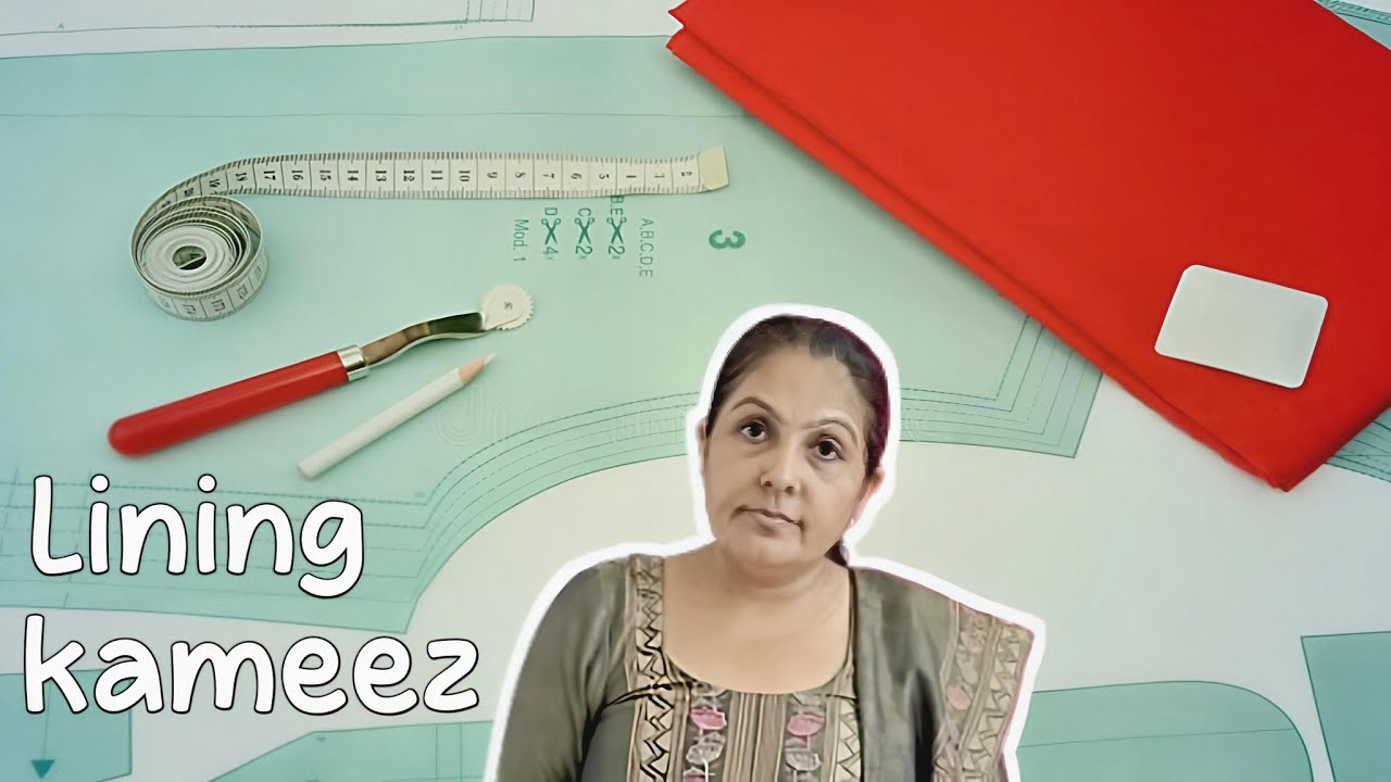 Lining wala kameez ki cutting 