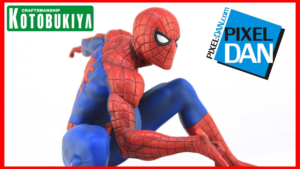 Spider-Man Marvel Comics ArtFX+ Kotobukiya 1/10 Scale Statue Video Review