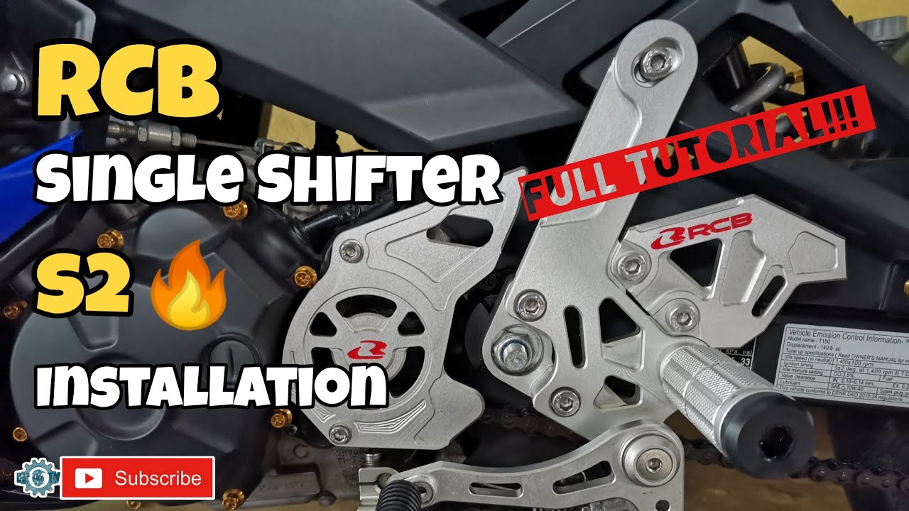 Racing Boy Single Shifter S2 Installation  to Sniper 150 Full Tutorial_MCTV_