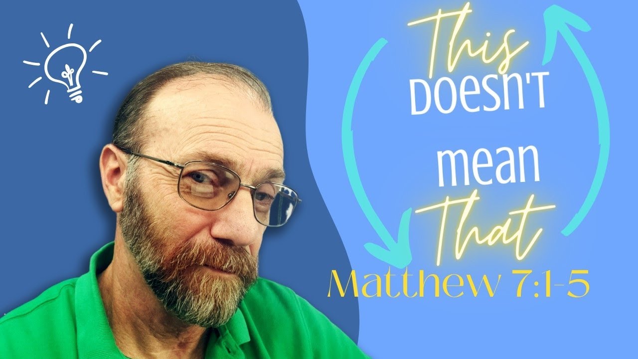 Matthew 7:1 Don't Judge Me!