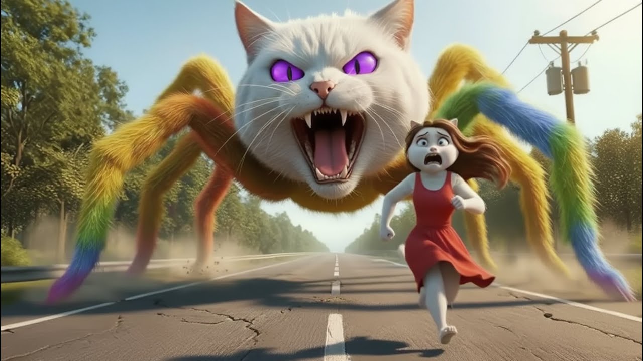 😱🐱 Bitten by a Spider?! The Kitten’s Terrifying Transformation ⚡🔥 | Cat Story