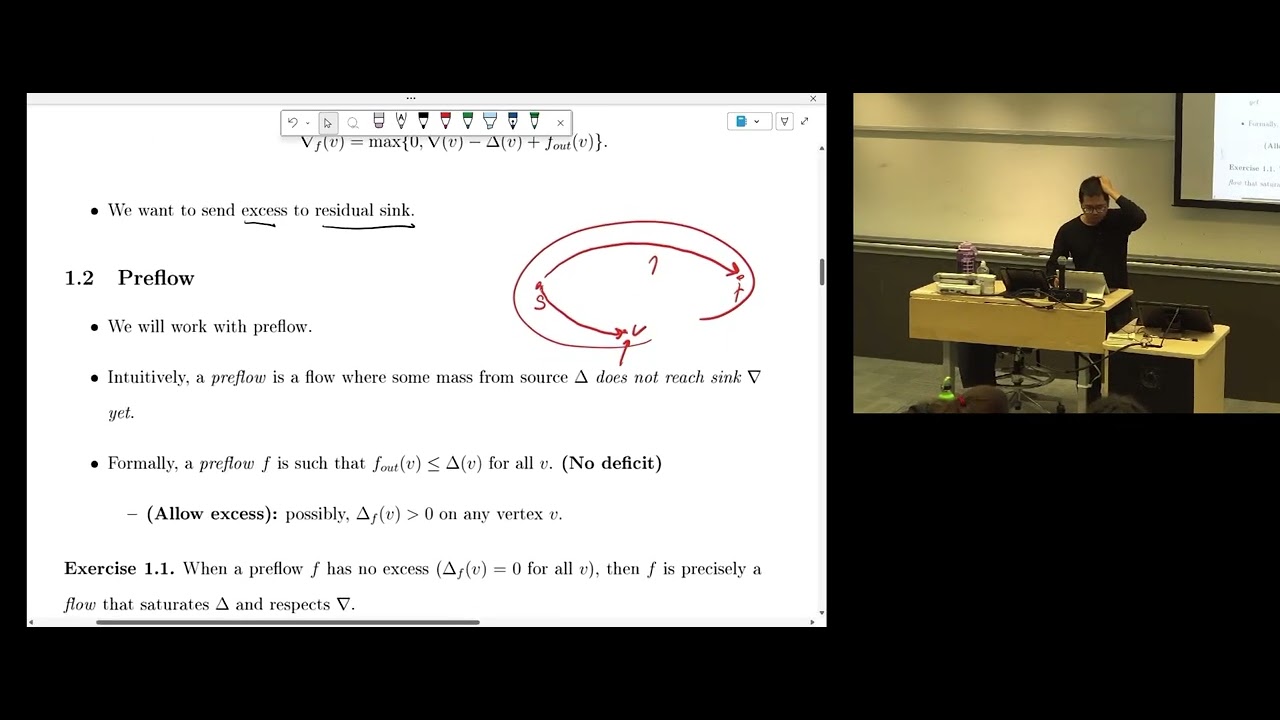 Lecture 21.1: Push Relabel (Part 0): Background on Residual Graphs and Preflow
