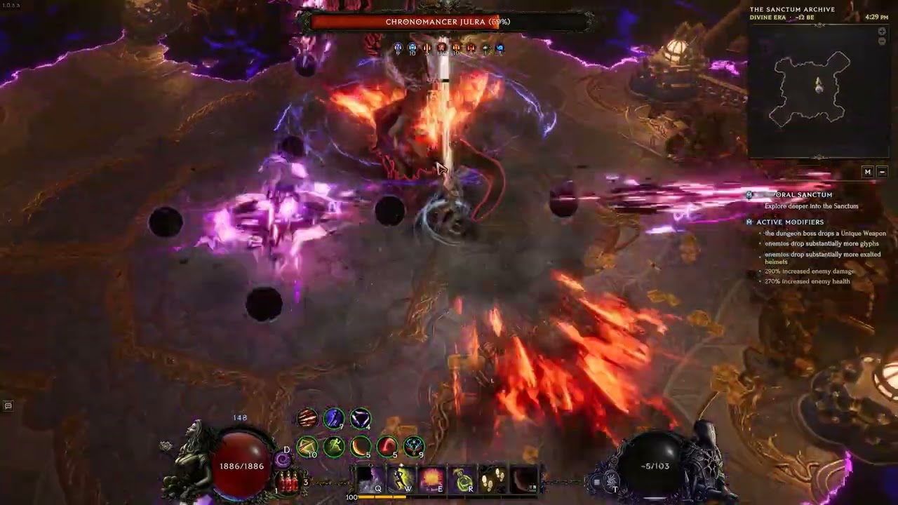Dragonsong 'Blast Rain' Acid Flask Marksman T4 Julra Kill Last Epoch [1.0]
