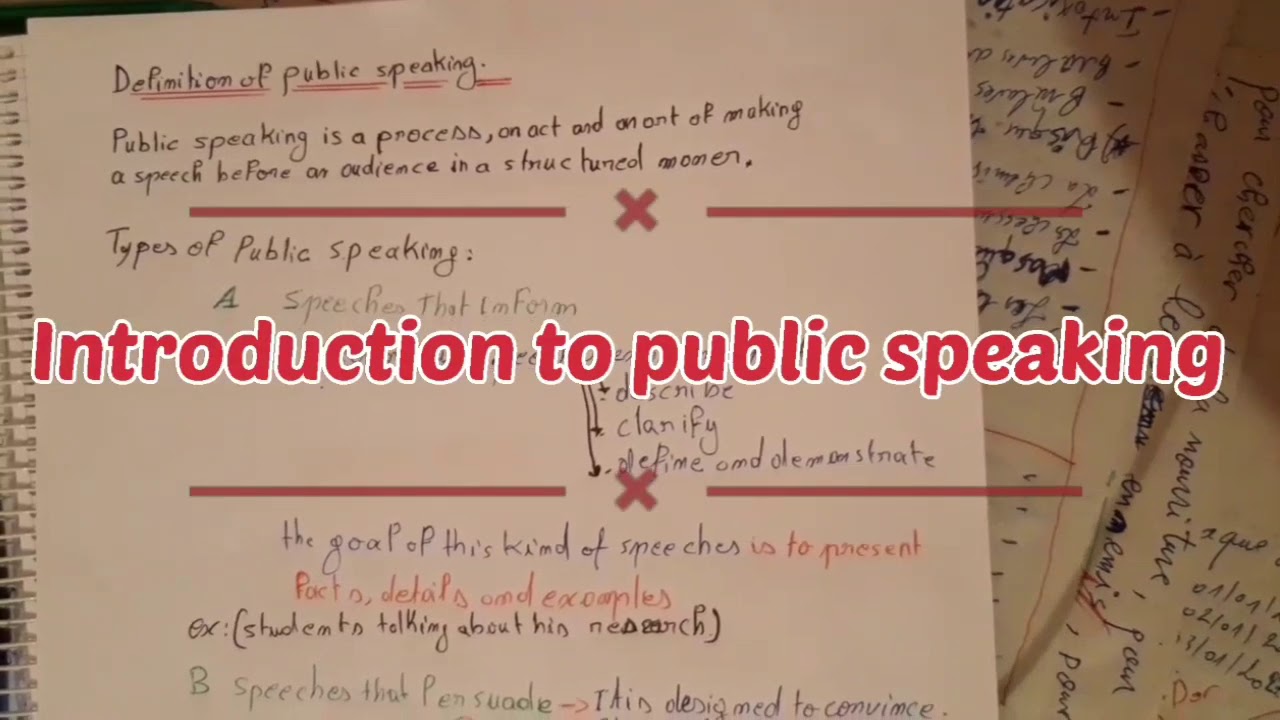 Introduction to public speaking Part 3  speaking styles and communication codes