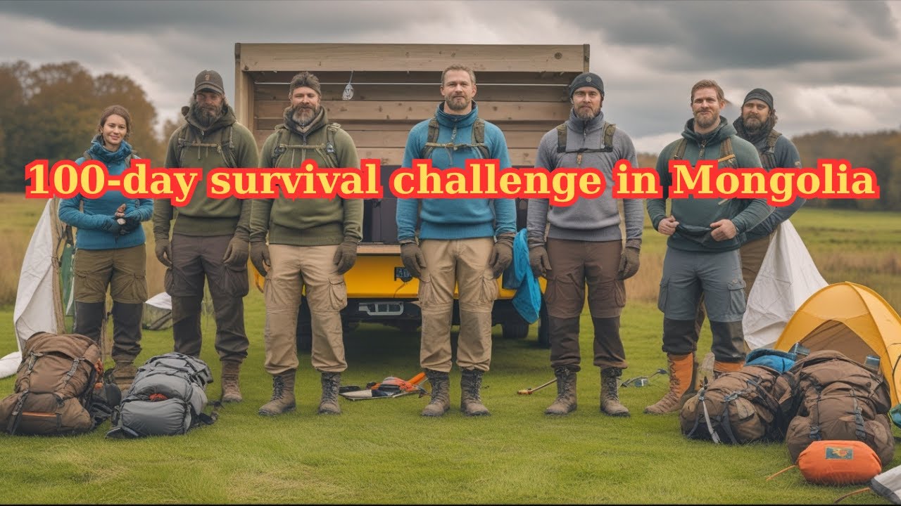 100-day survival challenge in Mongolia  | Survival Challenge