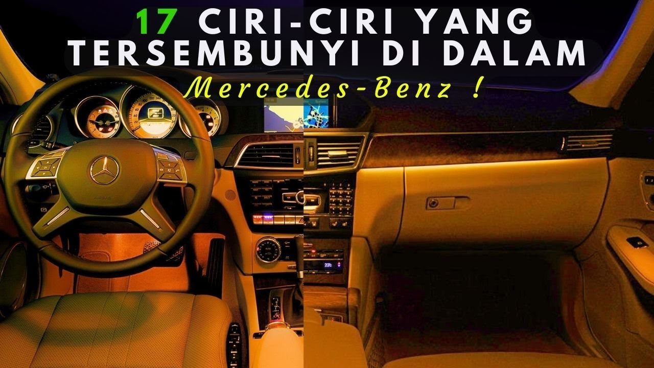17 CIRI-CIRI YANG TERSEMBUNYI di Mercedes-Benz yang anda TIDAK TAHU!!